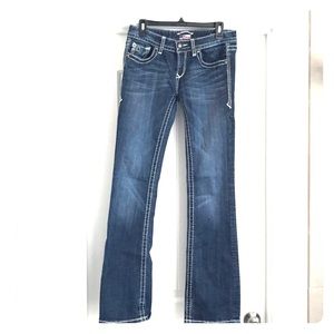 Express Dark Blue Jeans with design pocket